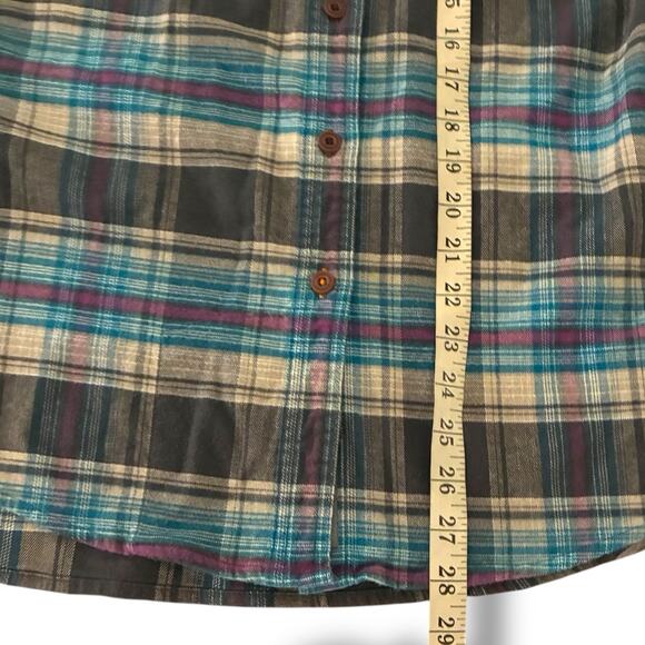 Ariat Shirt Size Small Casual Ranchwear Plaid Rebar DuraStretch Workman Flannel - Picture 7 of 7